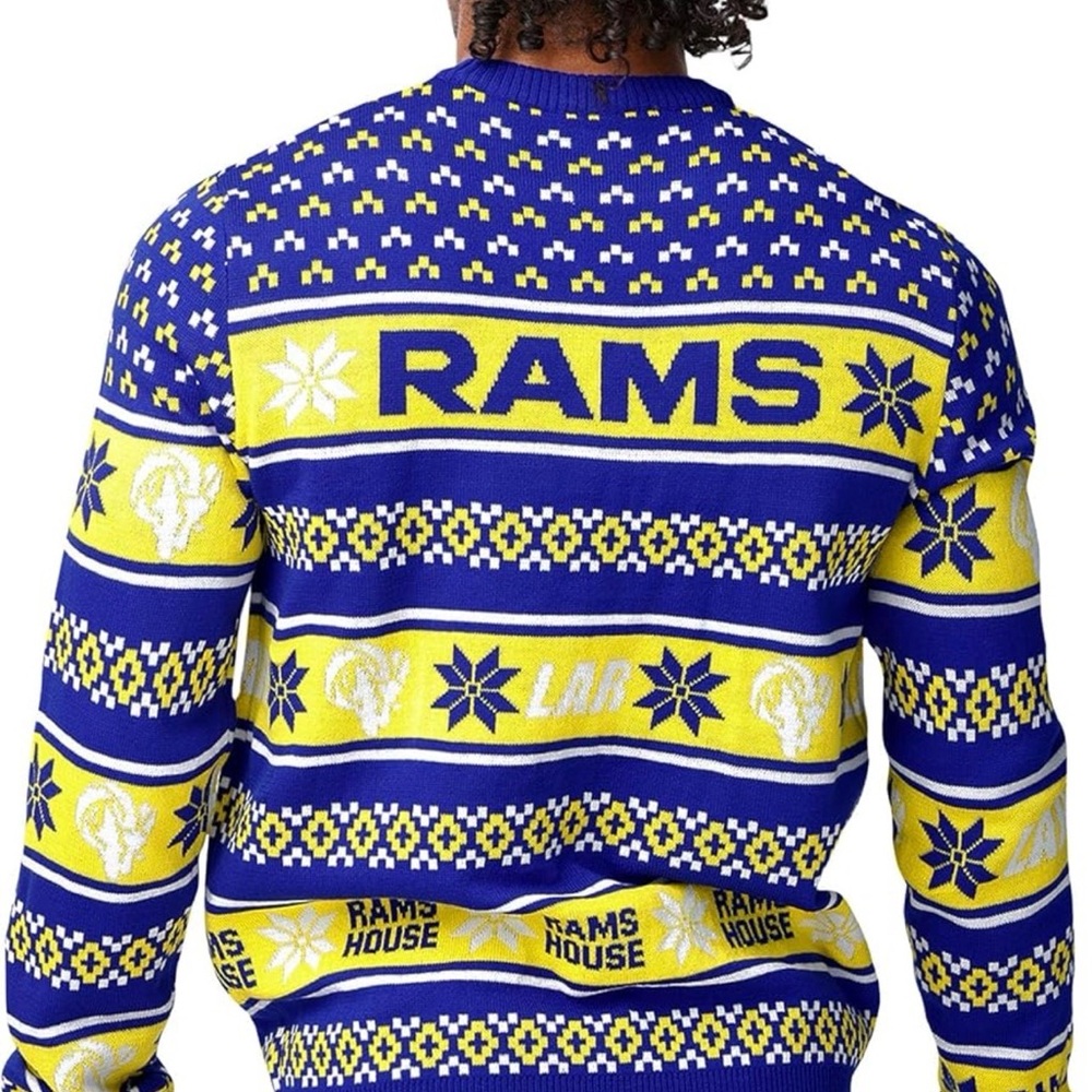 NEW FOCO NFL Team Big Logo Ugly Sweater